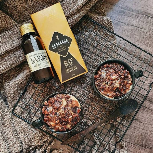 Cake in Cup Baked Chocolate Oats