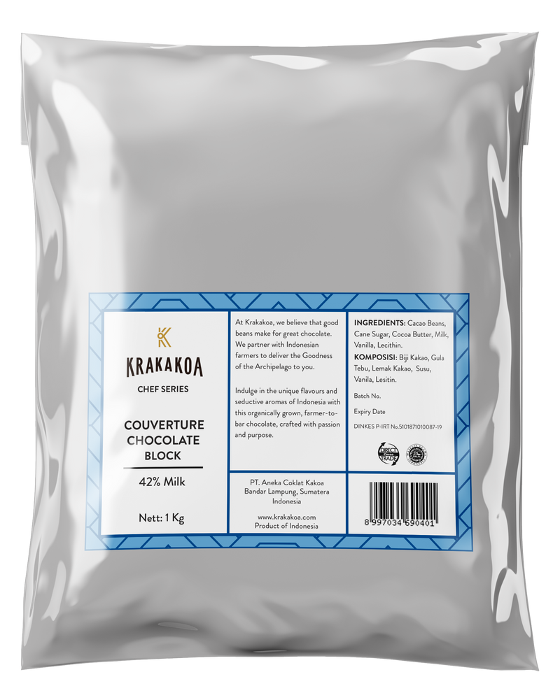 42% Milk Couverture Chocolate Block – 1 kg