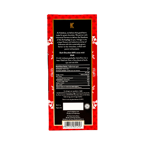 Flavoured Chilli Dark Chocolate