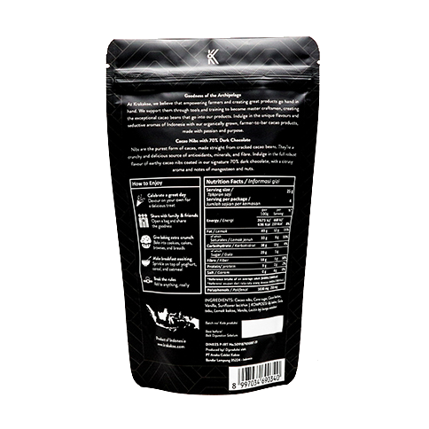 Gourmet Nibs, 70% Dark Chocolate