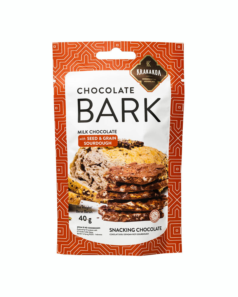 Mini Chocolate Bark, Milk Chocolate with Seed & Grain